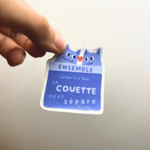 Sticker - Jusqu'à que la couette nous sépare